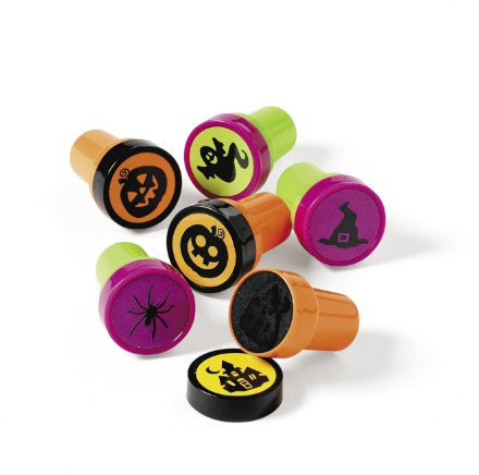 cama24com Kinderstempel Halloween 6 Verschiedene Motive Stempel Palandi®
