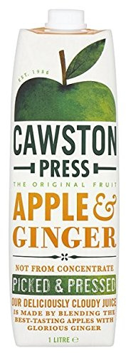 Cawston Press Apple & Ginger Juice 1000ml X 5 (Pack of 5