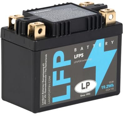 Accossato ML LFP5-1219 Batterie au lithium pour Yamaha TZR 125, 125, (1996-2017)