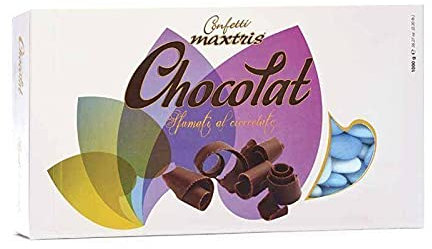Confetti MAXTRIS 1 KG cioccolato fondente SFUMATO BLU