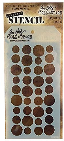 Stampers Anonymous Tim Holtz Stencils Splotches