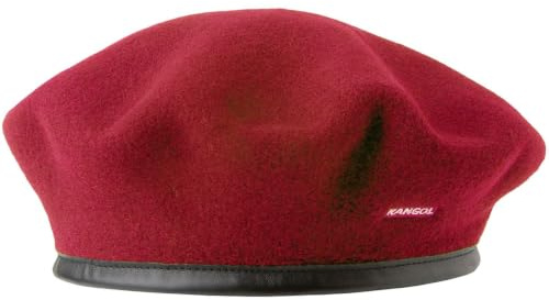 Kangol Monty® Wool Beret - Red/L Red, Large