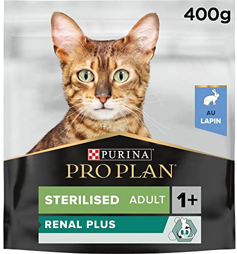 PRO PLAN Katzenfutter Sterilised Au Lapin 400 g, für kastrierte/sterilisierte Katzen