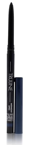 SORMÉ Truline Professional Mechanical Smudge Proof Eyeliner Pencil - Vitamin E Waterproof Gel Formula with Finest Color Pigment & Ultra Creamy - Nourishes Skin for All Day Long - 0.1 Ounce - Midnight