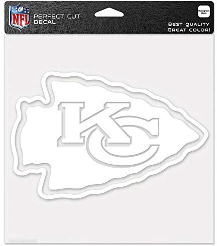 Wincraft NFL Kansas City Chiefs WCR25652061 Perfect Cut Aufkleber, 20,3 x 20,3 cm
