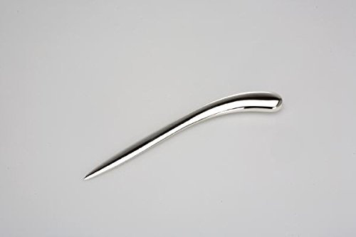 Silber verschenken Brieföffner Curve Länge 17,0 cm versilbert Anlaufgeschützt