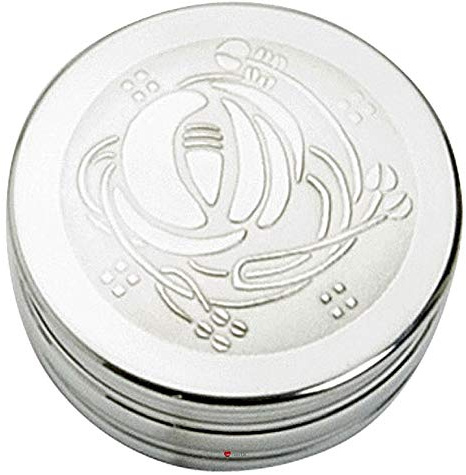 I LUV LTD Pewter Trinket Box Round Charles Rennie Mackintosh Glasgow Rose Bud Lid 50mm