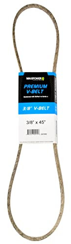 MAXPOWER Keilriemen 347450, Kevlar verstärkt, 3/8 x 45 - 3L450 - Aussenlänge L(a) 1145 mm.