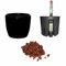 Hydrokultur Sets Happy-Nature Set4 Blumentopf Venus schwarz 18/19 Ø 21cm H 21cm+KT+WA+BT