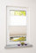 Liedeco® Plissee (Day and Night) verspannt mit Klemmträger / 100 x 130 cm weiß-beige (Breite x Höhe) / lichtdurchlässig und lichtundurchlässig Blickdicht stufenlos verstellbar in einem Doppelplissee