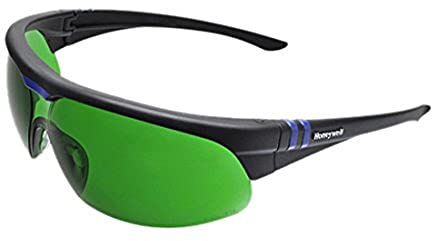 Honeywell 1000018 Op-Tema Safety Eyewear Blue Frame with Clear Anti-Scratch Lens