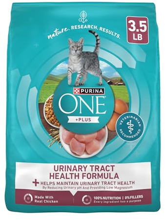 Purina ONE High Protein Dry Cat Food, +Plus Urinary Tract Health Formula - 3.5 lb. Bag