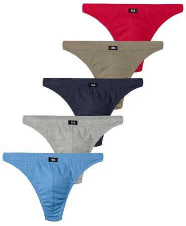 H.I.S Herren String (5 Stück) | Weich, elastisch & formstabil, Komfortbund, Knappe Form