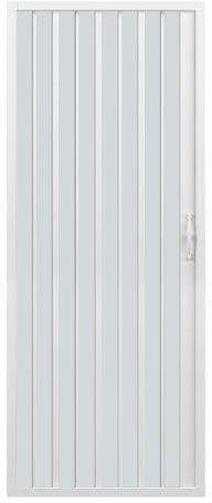 Rollplast BVEN2LONCC28120 Box Doccia a Soffietto, Dim. 120 cm x H 185 cm, in PVC, a Un Lato, Anta Unica, con Apertura Laterale, Bianco