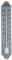 KitchenCraft Living Nostalgia Thermometer, Rustic Wall Mounted Outdoor Temperature Gauge for Garden, Conservatory or Shed/Garage, 50cm - Grey