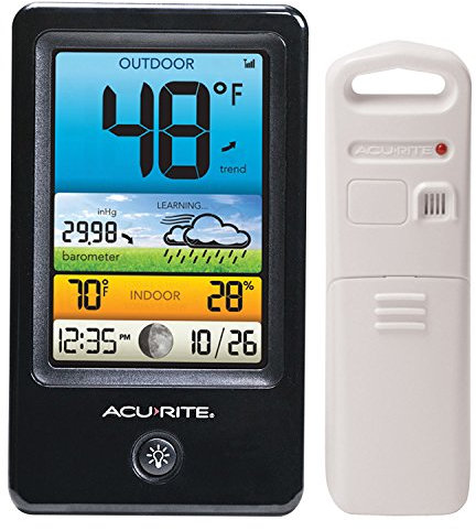 AcuRite 00509 Color Weather Station with Count Temperature/Humidity/Forecast
