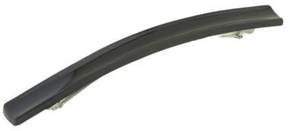 Parcelona Haarklammer, lang, dünn, Zelluloid, Schwarz