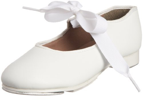 Capezio Damen Pu Jr Tyette Tap Shoe Mary Jane Halbschuhe, Weiß (White), 43 EU