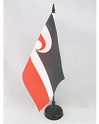 AZ FLAG - Tischflagge Māori - 21x14 cm - Maori Tischfahne 14 x 21 Cm - Flaggen