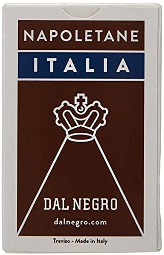 Dal - Napoletane Italia-braunes Federmäppchen regionale Spielkarten, Mehrfarbig, 3 bis 99 Jahre, 010069