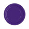 Unique Party - Platos de Papel - 17.1 cm - Morado Oscuro - Paquete de 20 (33044)