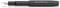 Kaweco AL SPORT Füllhalter Black I Premium Aluminium Füllfederhalter für Tintenpatronen mit hochwertiger Stahlfeder I Füllfederhalter 13 cm I Füller in Schwarz I Federbreite: M (Medium)