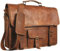 ALASKA EXPORTS Honey - Sac en Cuir pour Ordinateur Portable - Messenger en Cuir pour Homme et Femme - Mallette pour Homme - Sacoche Parfaite pour l'école et Le Travail 12 x 17 inches