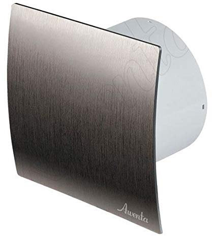 Awenta Bathroom Kitchen Wall Ventilation Extractor Fan with Pull Cord 4 Inch 100 mm Silver