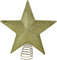 DECOLINE Weihnachtsbaum Stern-Spitzen Gold