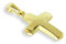Kreuz Anhänger für Taufe und Kinder echt 14 Karat Gold 585 18mm (Art. 203123) Gratis Express Gravur