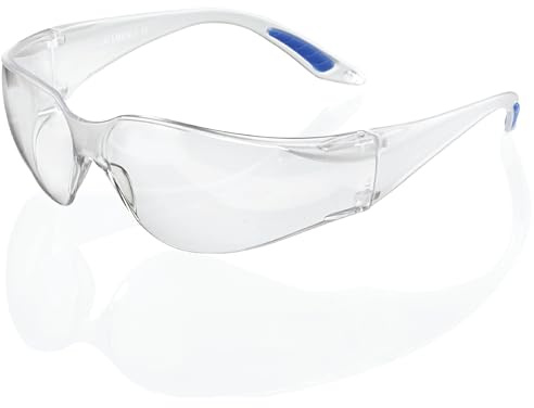 Beeswift - Vegas Safety Glasses - Ultra Lightweight Safety Glasses with Polycarbonate Lens and One Piece Side Arm - Comfortable Safety Goggles Adult - Eye Protection Glasses, Work Accessories - 1