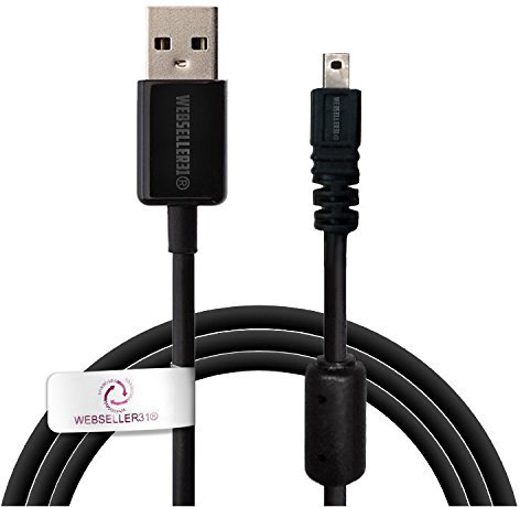 WEBSELLER31® USB DATA CABLE REPLACEMENT BATTERY CHARGER LEAD FOR NIKON COOLPIX S3400,S3500,S3600 DIGITAL CAMERA