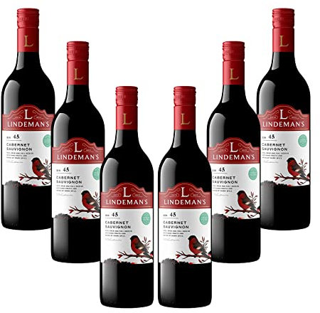Lindeman's Cabernet Sauvignon Red Wine Case from South Eastern Australia (6 x 75 cl Bottles)