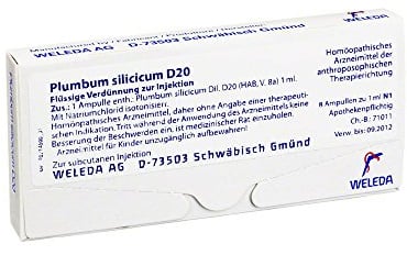 Plumbum Silicicum D20, 8X1 ml
