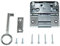 SN-TEC Aufschraubschloss/Möbelschloss/Schrankschloss, Dornmaß: 35mm, (Gesamttiefe 54mm), rechts/links/LAD verwendbar incl. Schließblech incl. Montagematerial