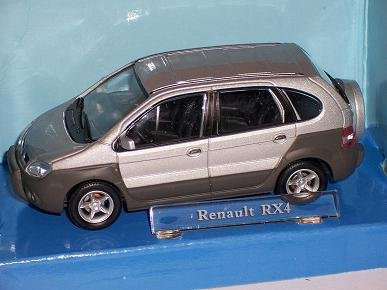 Cararama Renault Megane Scenic RX4 RX 4 Silber 1/43 MODELLAUTO Modell Auto