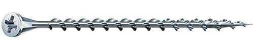 Spax, 0/1030/001/3,0/35/ /01, Vite universale, 3,0 x 35 mm, 1000 pezzi, testa svasata, Croce recesso Z, filo pieno, zincato blank A2J - 1081010300355