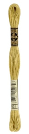 DMC Stranded Thread Article 117 Colour 834