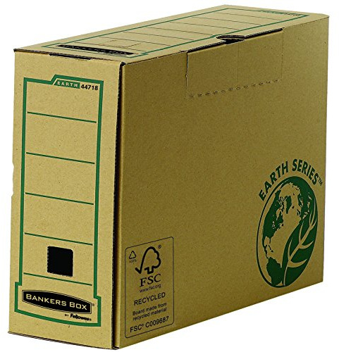Bankers Box Earth Series Folio-Archivschachtel (100mm, 100% recycled) 20 Stück braun
