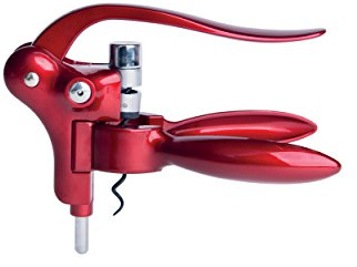 Excelsa Enoteque Lever Corkscrew, Metallic Red, 18.5 x 13.5 x 4 cm