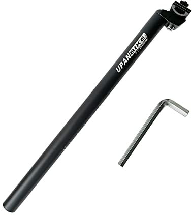 UPANBIKE Rennrad Mountainbike Fahrrad MTB Ersatz Sattelst¨¹TZE Extra Lang 45cm(450 mm), Aluminiumlegierung,mit Mikro-Einstellklemme,Durchmesser 27.2mm