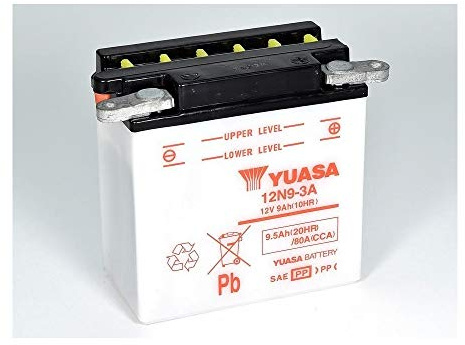 YUASA BATTERIE 12N9-3A offen ohne Saeure