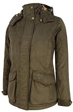 Hoggs of Fife Rannoch Damen W P Hunting Jacket Dark Green