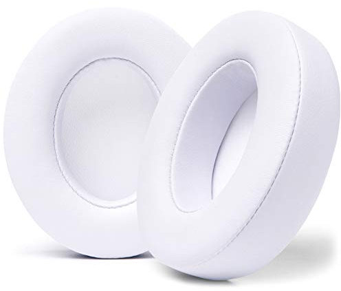 WC Wicked Cushions Replacement Ear Pads for Beats Studio 2 & 3 (B0501, B0500) Wired & Wireless | Does NOT Fit Beats Solo | Softer PU Leather, Enhanced Foam & Stronger Adhesive | White