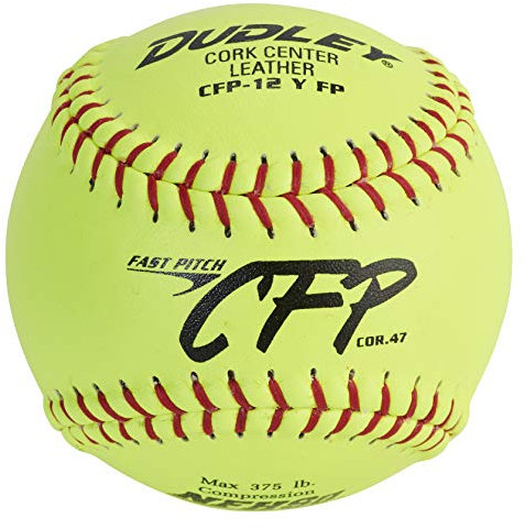 Spalding Dudley 30,5 cm GFP GFP NFHS Leder Fastpitch Softball – 12 Stück