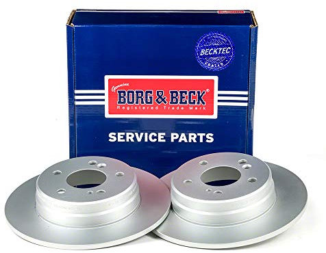 Borg & Beck BRAKE DISC PAIR Mercedes CE Class.96- Rear
