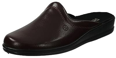 Rohde Lekeberg Herren Pantoffeln Hausschuhe Schuhe 1552 weinrot, Schuhgröße:46 EU