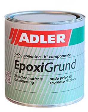 ADLER 2K-Epoxi-Grund 800g Hellgrau Zinkchromatfrei Lack - Grundierung auf Epoxibasis