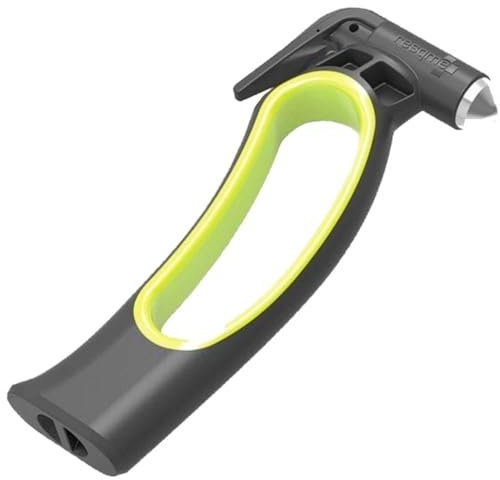 Resqme 210.1400.51 Car Escape Tool, Yellow, 1 Resqhammer