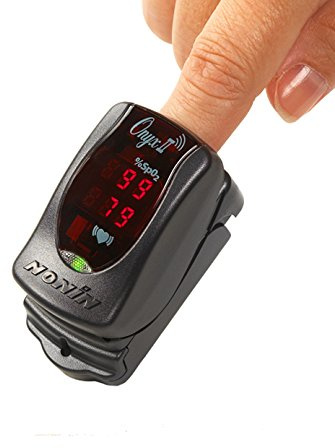Nonin 9590-BK Onyx Vantage 9590 Finger Oximeter, 359mm x 330mm x 323mm, Black